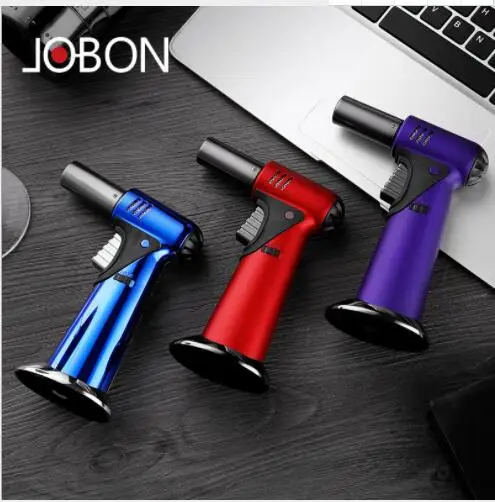 Ветрозащитная Зажигалка JOBON gas refill фонарь распылитель с защитным замком для