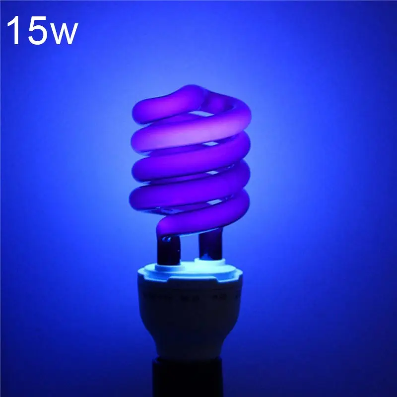 

Led Light 220V 36W 40W E27 Ultraviolet UV Spiral Energy Saving BlackLight Lamp I88