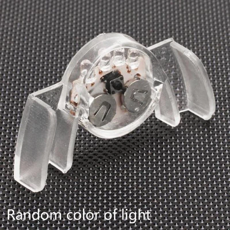 

1pc Halloween Flashing LED Light Up Mouth Braces Piece Glow Teeth Party Glow Tooth Light Up Mouthpiece Rave 2020