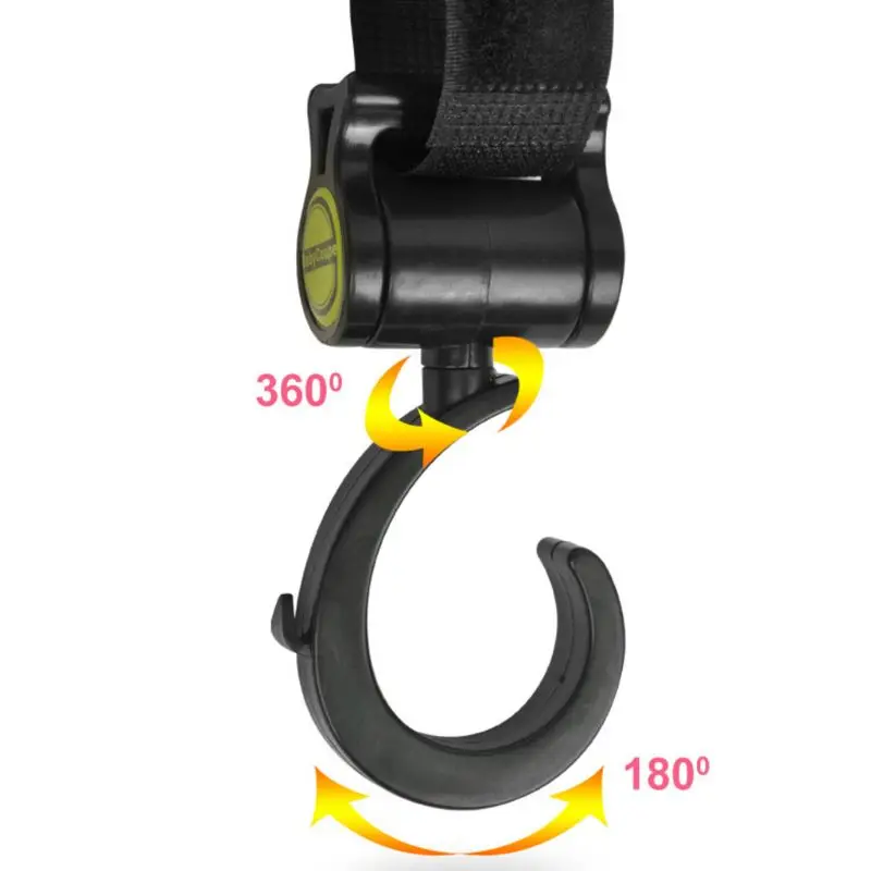 

Baby Stroller Hook Multifunctional 360 Basket Strap Bag Hanger Grip Accessories