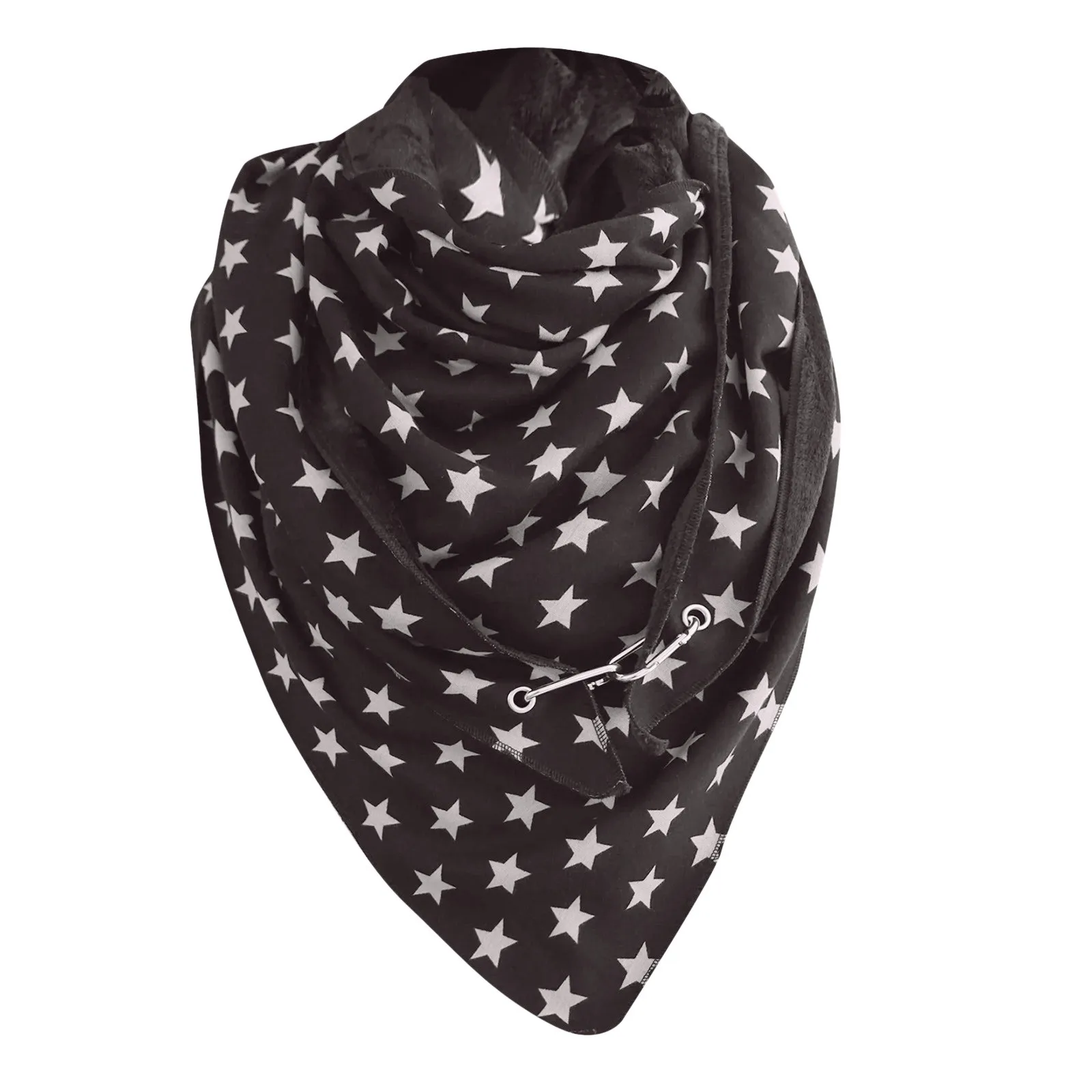 

Winter Neckerchief Women Paisley Star Scarf Button Soft Wrap Casual Warm Scarves Shawls Neck Gaiter Cachecol #T1G