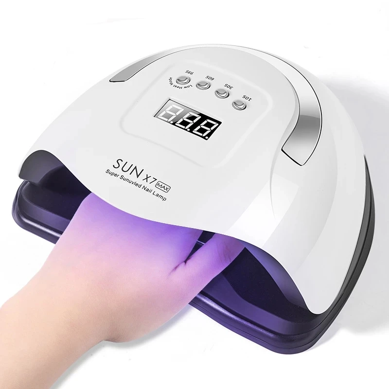 Лампа УФ/Led SUNX7 Max для сушки ногтей 180 Вт таймер 10/30/60/99 с | Красота и здоровье