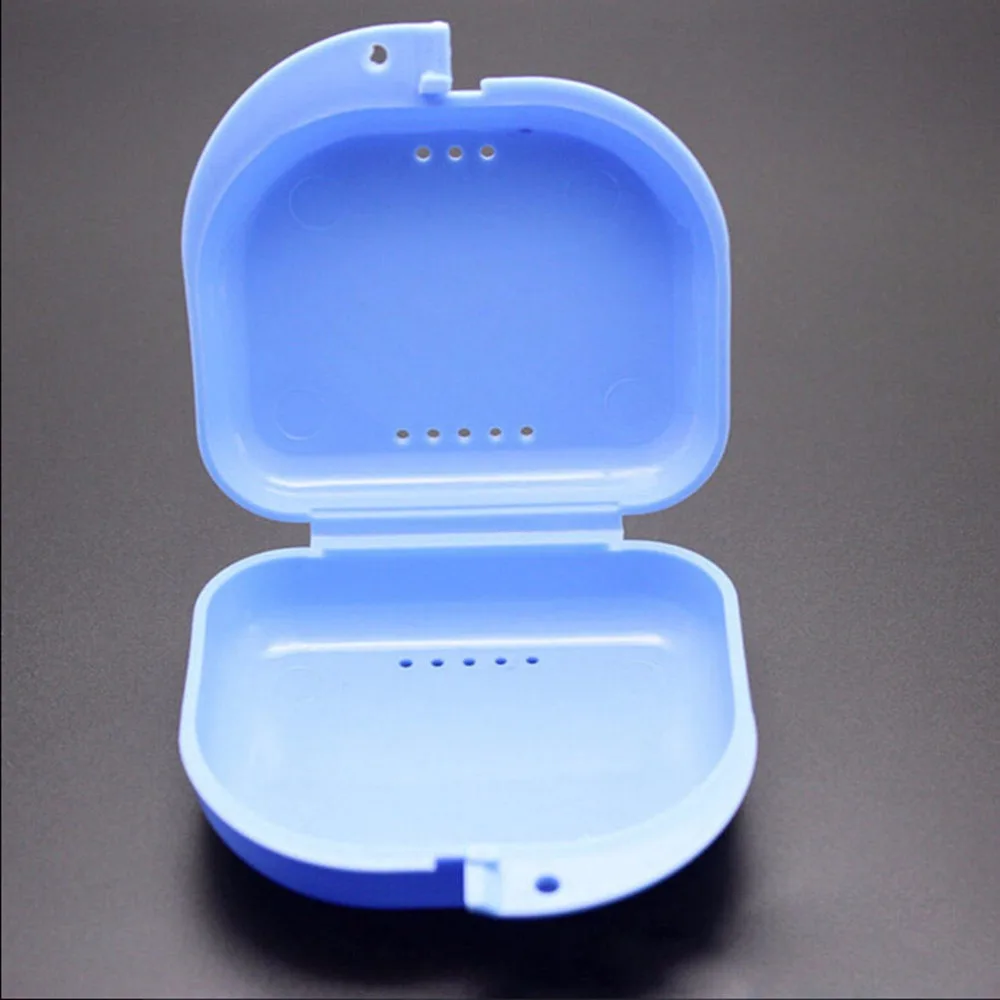 Denture Bath Box Cleaning Teeth Case Dental False Storage Container Boxs Cleaner Random |