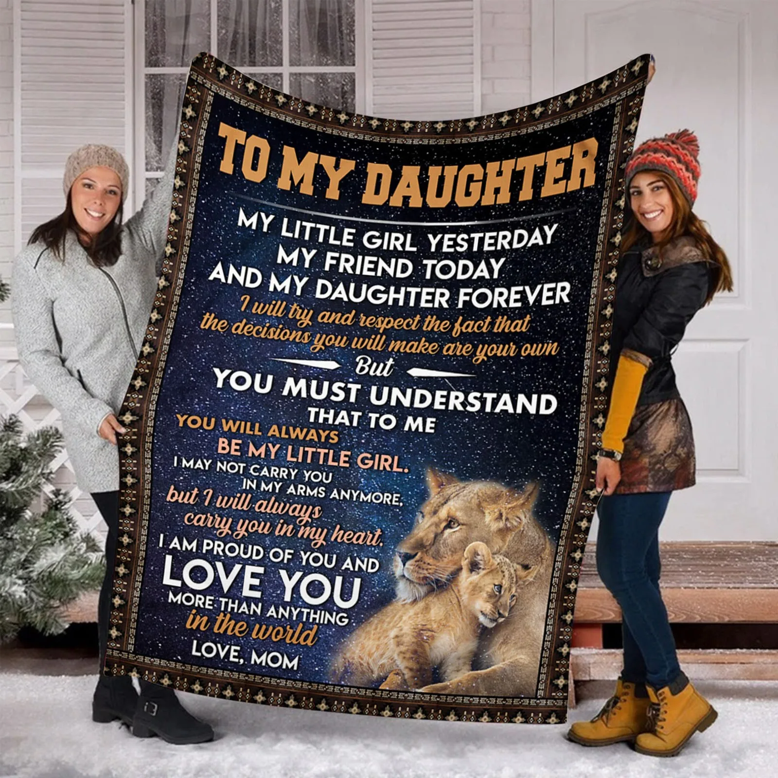 

Подарочное одеяло с надписью «Моя дочь», экспресс-доставка, 3D принт, шерпа, одеяло на кровать, домашний текстиль, сказочное одеяло 80 см x 120