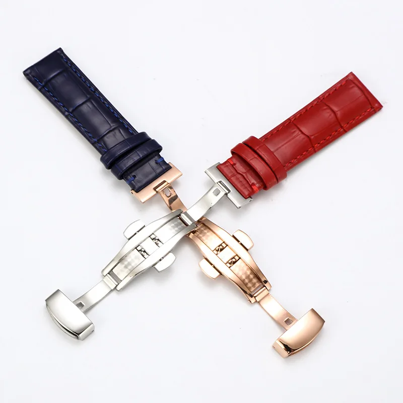 Ремешок из телячьей кожи для наручных часов браслет воловьей 12 13 14 15 16 17 18 19 20 21 22 23
