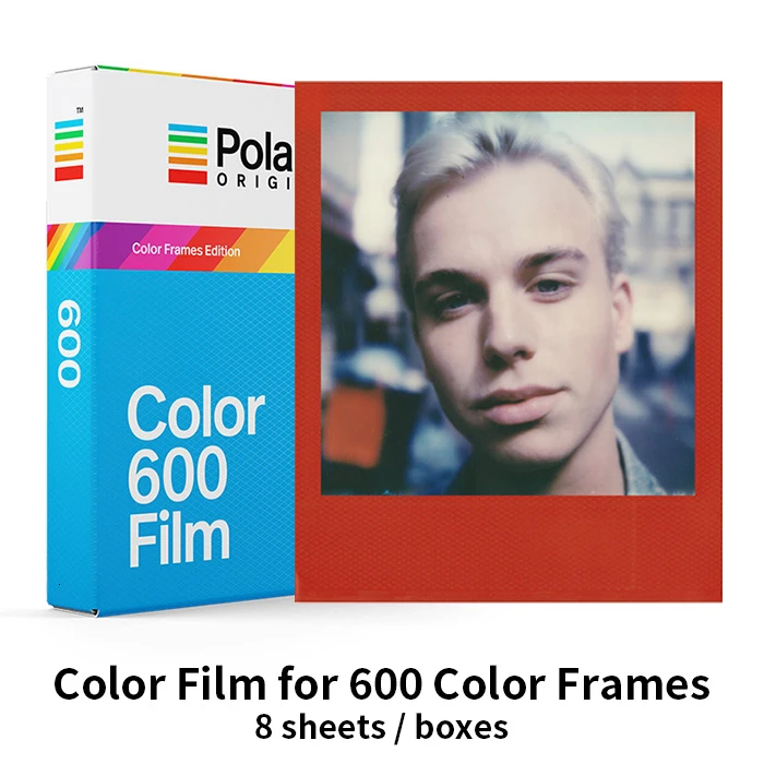 Пленка Polaroid Originals Instant 600 цвет черно-белый для камеры Onestep2 Instax SLR680 636 637 640 650 660 Автофокус невозможен - Цвет: 600ColorFrames