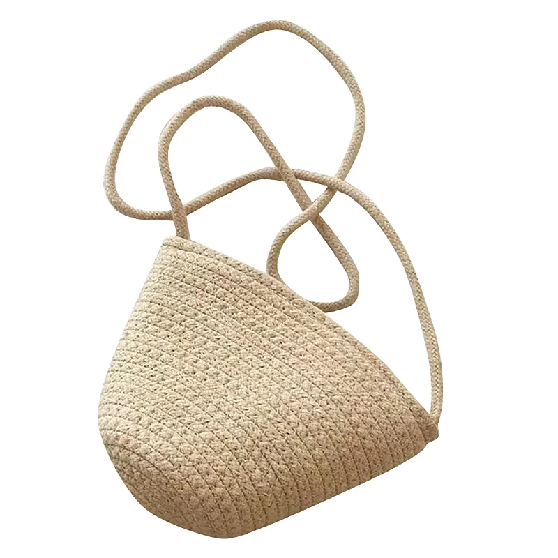 Модная тканая сумка винтажная на плечо ручной работы богемные Летние