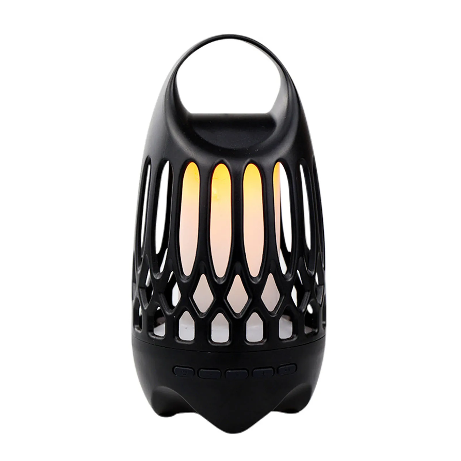 

LED Flame Speaker Stereo Travel Music Waterproof Atmosphere Light Portable HD Audio Wireless Flickers USB Rechargeable
