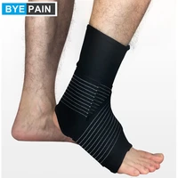 1pcs compression ankle support brace elasticity adjustment protection foot bandage sprain prevention sport fitness guard band