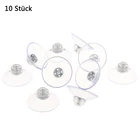 Hot10Pcs с резьбой M4, 40 мм присоски с накатанной гайкой, прозрачная для детской чашки с винтовой вешалкой для хранения, домашние инструменты