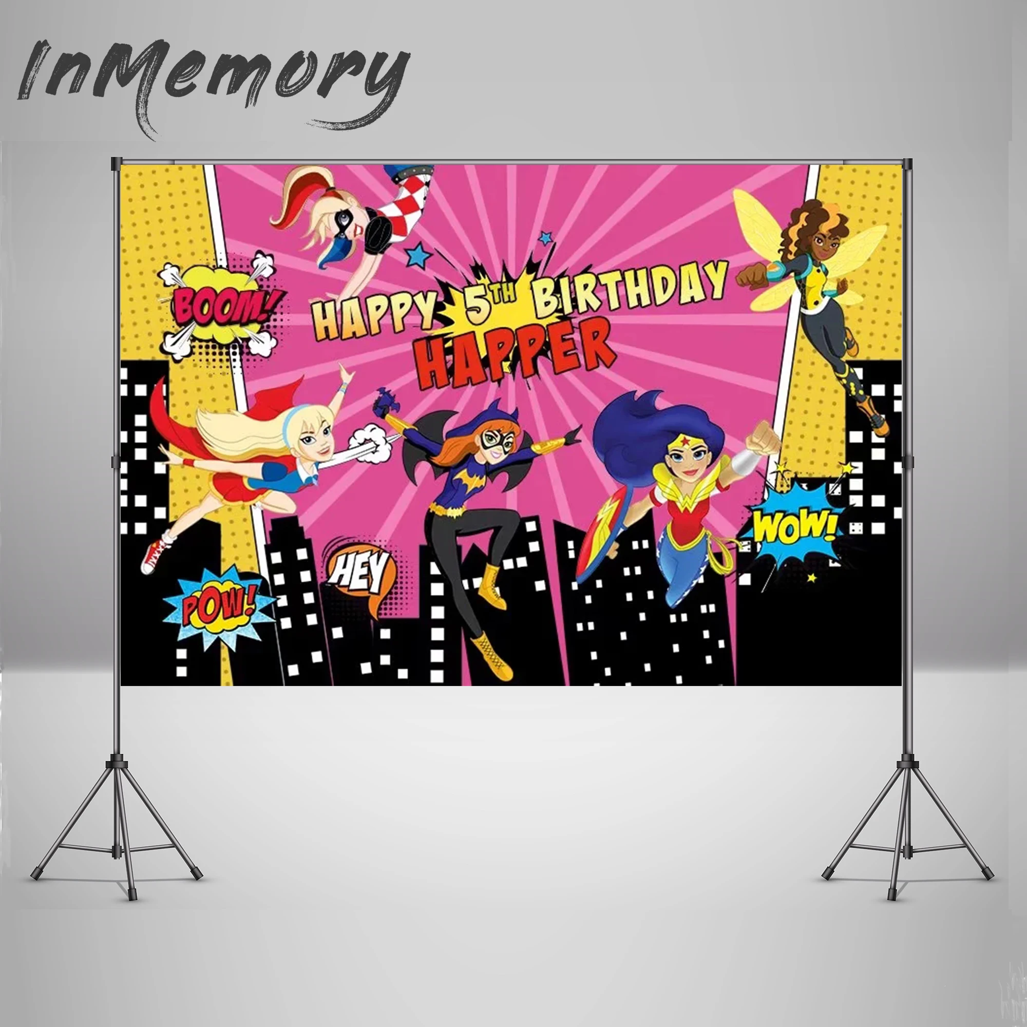 Супер девушки фон для студийной фотосъемки с изображением здания чудо фоны