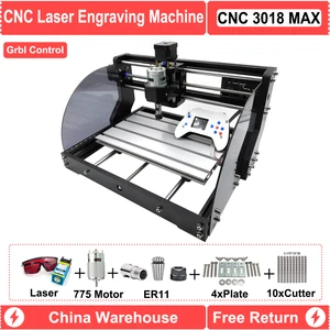 ЧПУ 3018 PRO MAX Автономный контроллер для самостоятельной сборки, лазерный гравер с модулем 0,5 Вт, 5,5 Вт, 15 Вт для печатной платы, бумаги, ПВХ, дерева