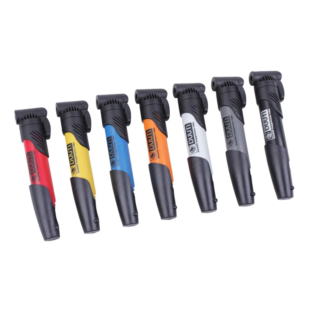 Портативный высокопрочный пластиковый велосипедный воздушный мини насос для