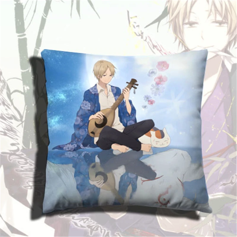 45x45 см аниме Нацумэ Yuujinchou наволочка и внутренняя Двусторонняя искусственная