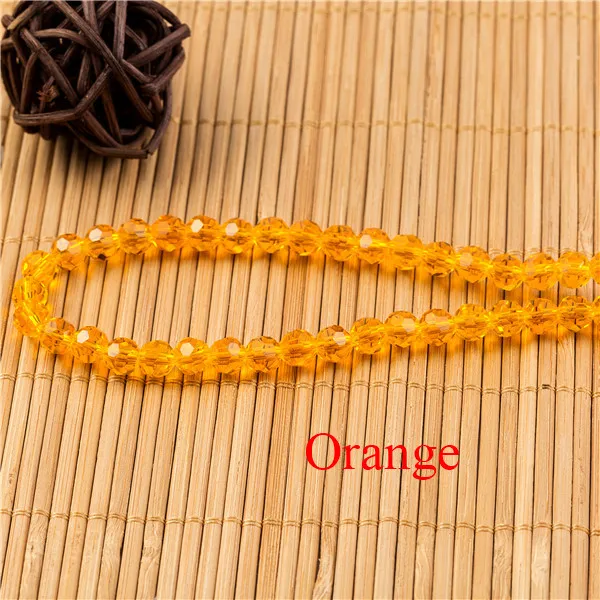 Цветные 4 мм/6 мм хрустальные круглые бусины граненые стеклянные маленькие Бусины