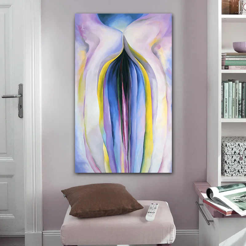 Музей Джорджии о'keeffe абстрактное искусство цветы Картина на холсте настенное