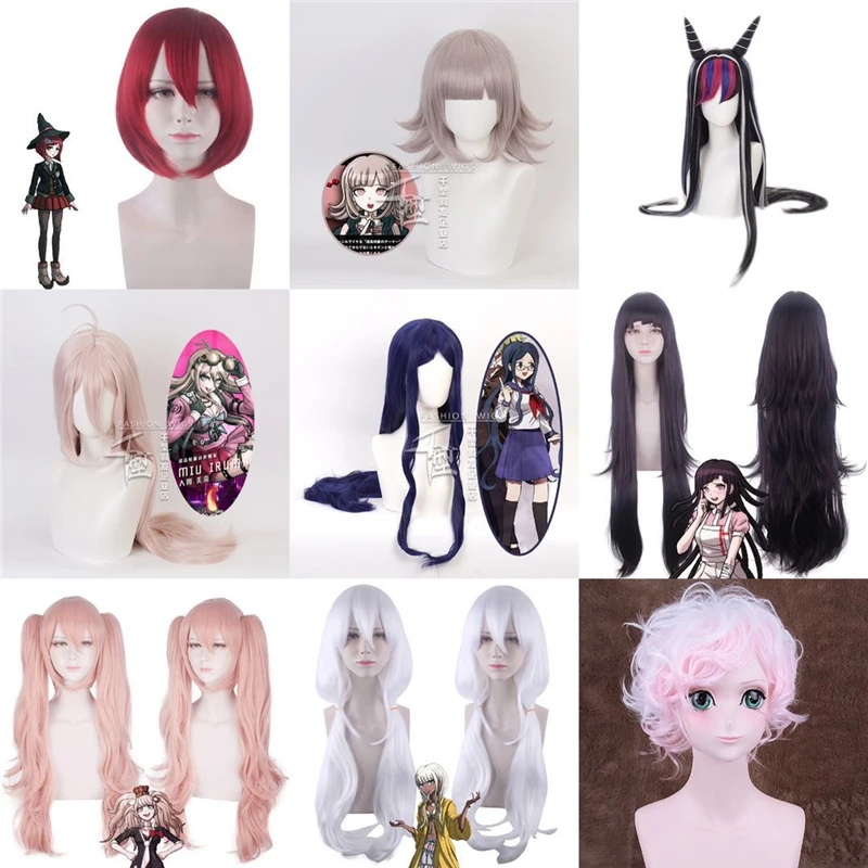 Парики для косплея акамацу каэде данганронпа Нанами Чиаки данганронпа: триггер