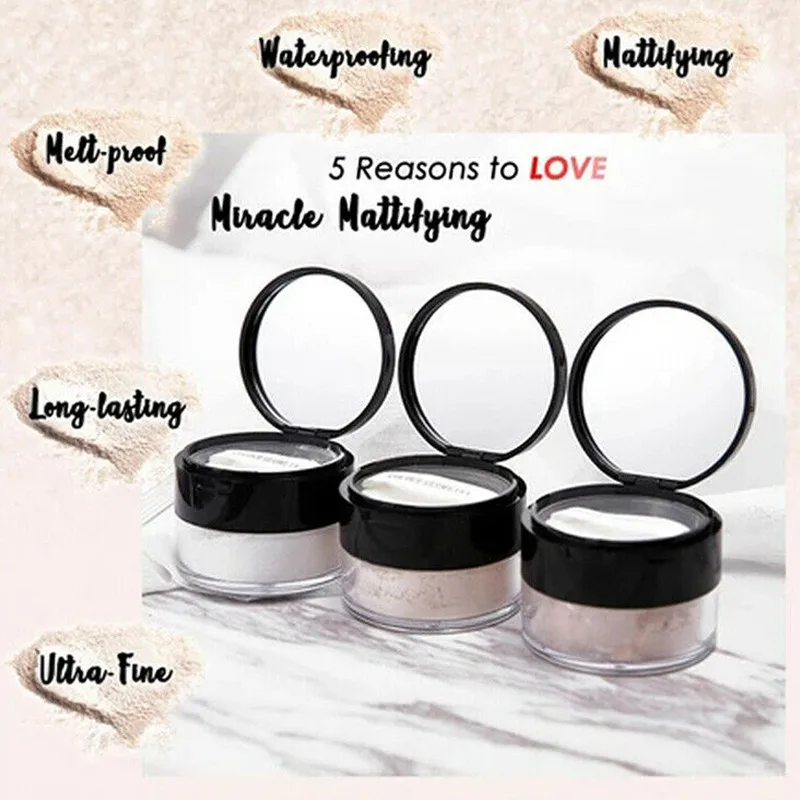 Miracle Mattified фиксирующая пудра контроль масла для лица лицо цвет консилер с