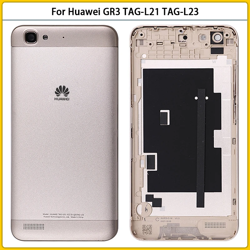 Новый GR3 задняя крышка корпуса чехол для Huawei TAG L21 L23 Металлическая Крышка