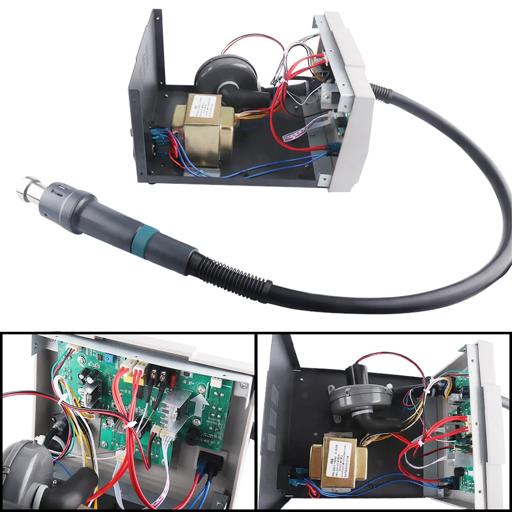 

PJLSW 861DW Lead-Free Hot Air Gun Soldering Station Lntelligent Digital Display 1000W Rework Station For PCB Chip Repair