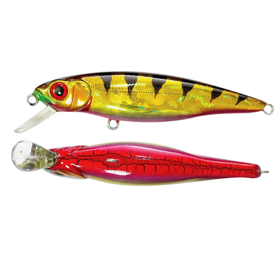 Популярная Лазерная рыболовная приманка в виде гольяна 1 шт. 8 5 см 9 г крючки для