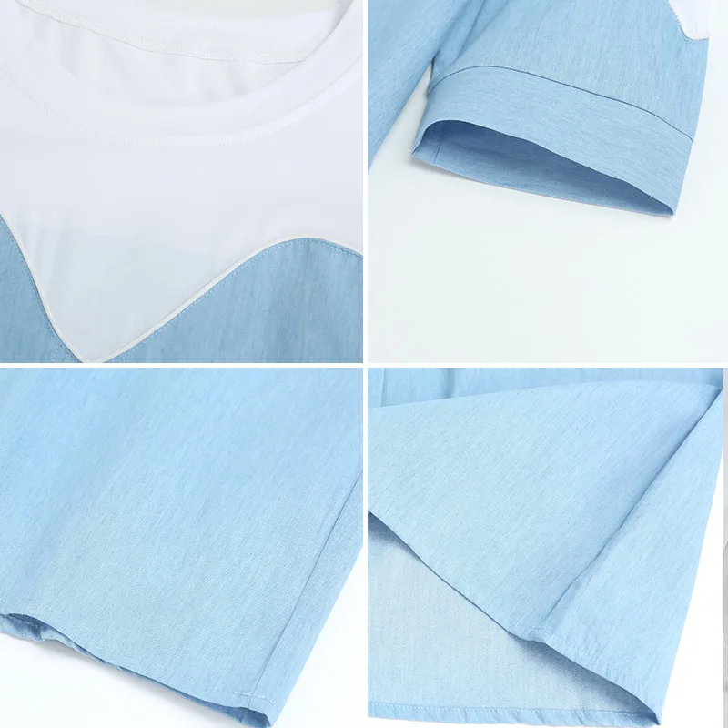 

Loose Summer Maternity Dresses Cotton Blouses Shirts Pregnant Dress Pregnancy Dress Maternity Clothes for Pregnant Women