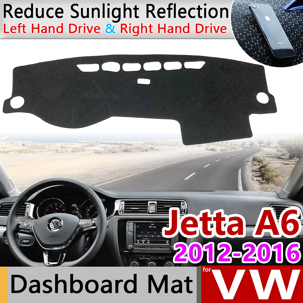 Для Volkswagen VW Jetta 6 A6 MK6 2012 ~ 2016 5C6 Противоскользящий коврик на приборную панель Зонт