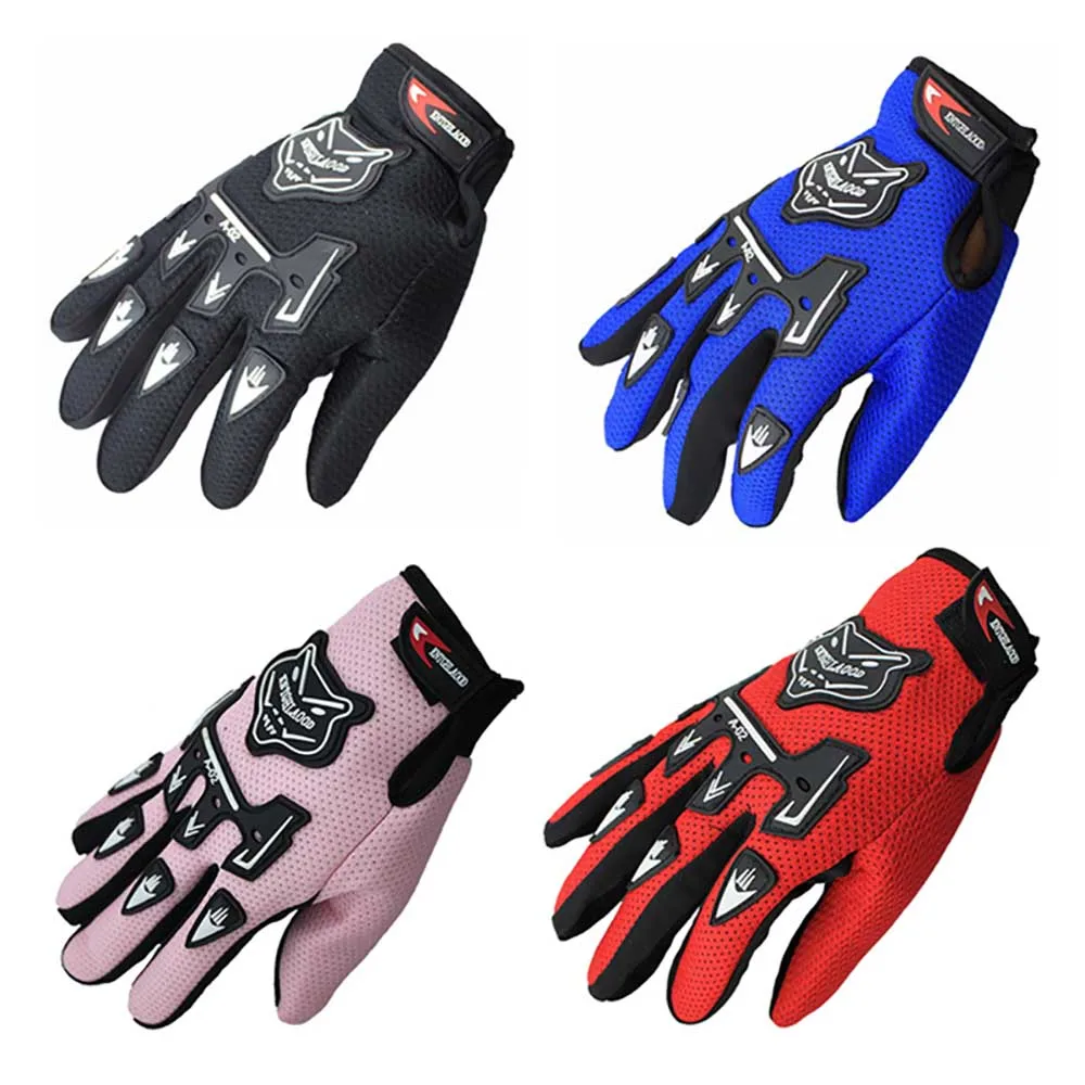

Children Full Finger Motorcycle Gloves Kids Boys Summer Winter Moto Motocross Leather Luvas Motorbike Guantes Child Racing Glove