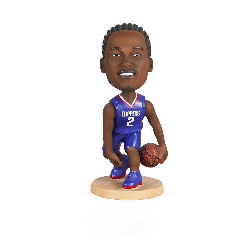 

Resin Model Shakeable Action Figures Toys for NBA Basketball Star Leonard Kobe Bryant Jordan Sports Dolls Home Car Decoration