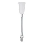 1 шт. гибкий удлинитель для цоколя лампы удлинитель переходник с винтовым держателем гнездо преобразователь 18 см белый AC250V E14 на E27