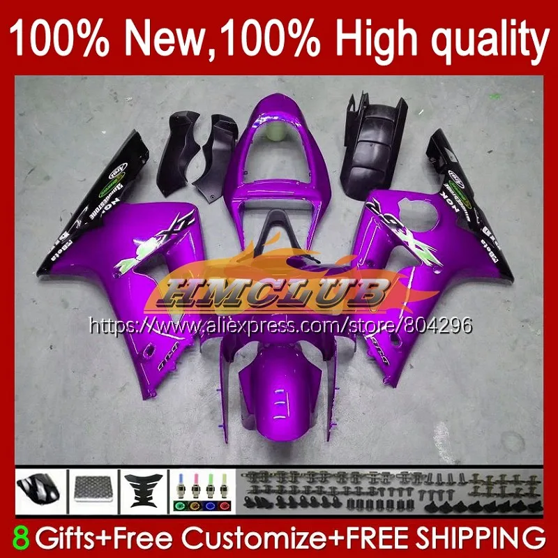 

Корпус для KAWASAKI NINJA 600CC ZX600 ZX636 74No.120 ZX 636 6 R ZX 6R ZX-636 ZX-6R ZX6R Hot purple 03 04 2003 2004 обтекатели