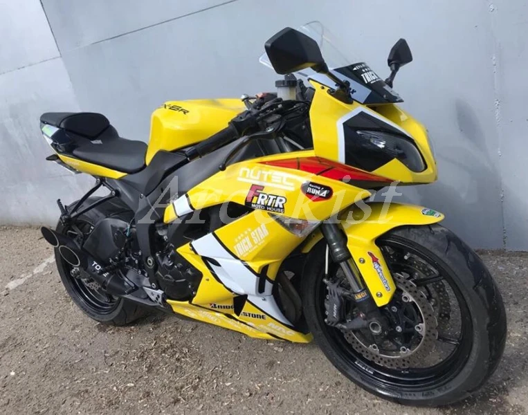 

Новый ABS весь обтекатели комплект подходит для kawasaki Ninja ZX6R 636 2009 2010 2011 2012 6R 09, 10, 11, 12, ZX-6R кузов комплект из желтой туники