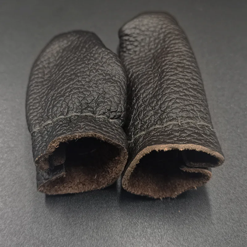 1 пара указательных пальцев специально для шерсти Войлок наперсток Кожа защита