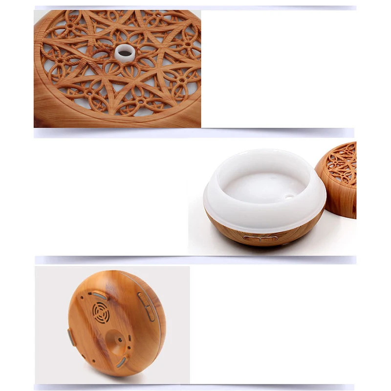 Ультразвуковой аромадиффузор с текстурой древесины 300 мл|Увлажнители воздуха| |