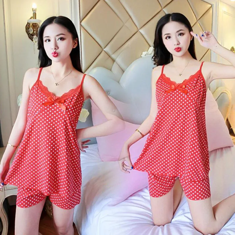 Новый домашний сервис женская летняя Пижама без рукавов с растрепанным молоком