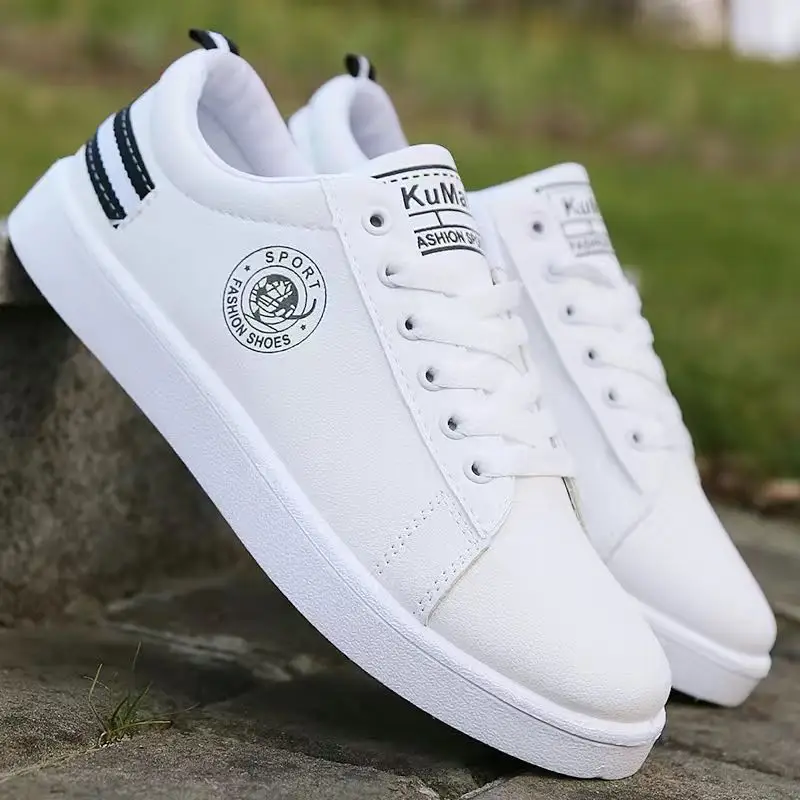 Мужская Спортивная обувь с высоким берцем Дышащая белая повседневная спортивная