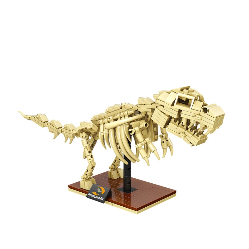 Набор блоков для сборки Окаменелости Динозавров Юрского периода миниатюрный