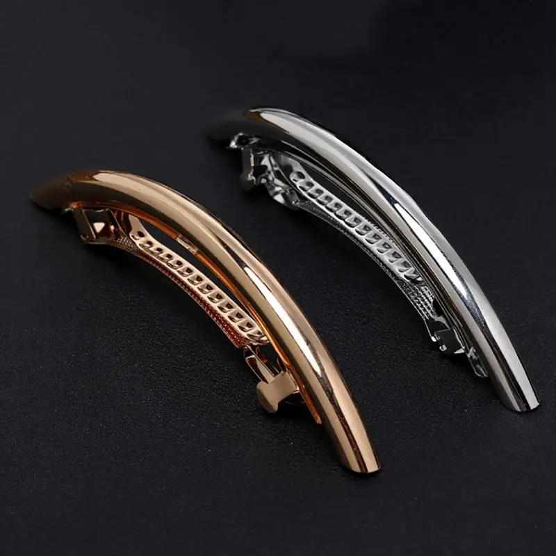 

Solid Color Metal French Barrettes Hair Clip DIY Hair Bow Clips For DIY Hair Jewelry Findings 2020