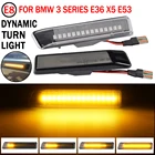 2 шт., Автомобильные светодиодные габаритные огни для BMW E36 M3 Facelift 1997-1999 X5 E53 1999-2006