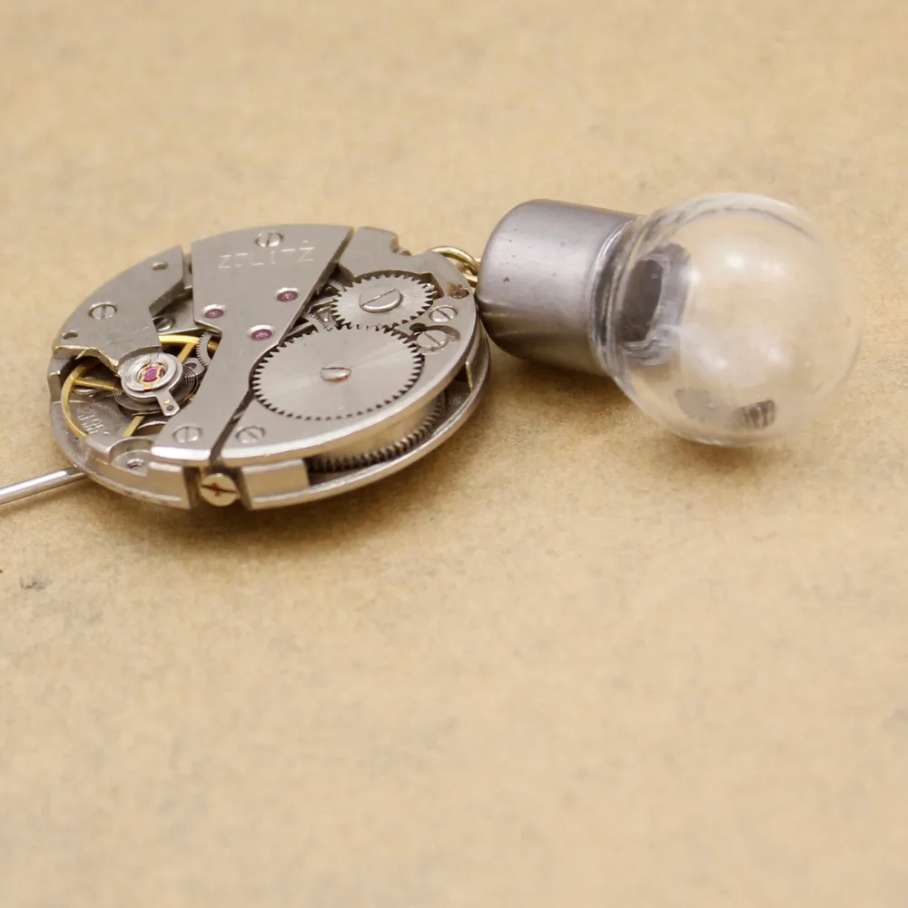 Часы для мужчин часы перемещения Т-лампа в стиле стимпанк воротник с отворотом