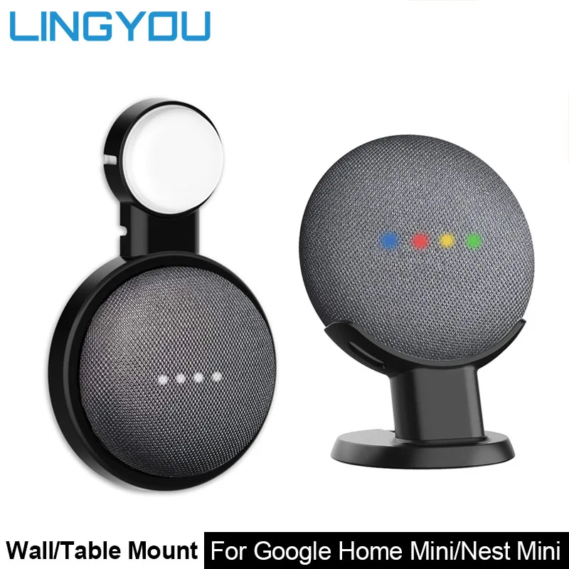 LINGYOU выход Настольный настенный держатель для Google Home мини гнездо умный голосовой