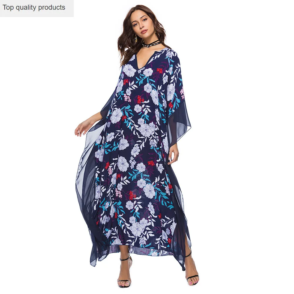 Новинка 2020 Пляжное весеннее летнее платье повседневное модное с принтом большой