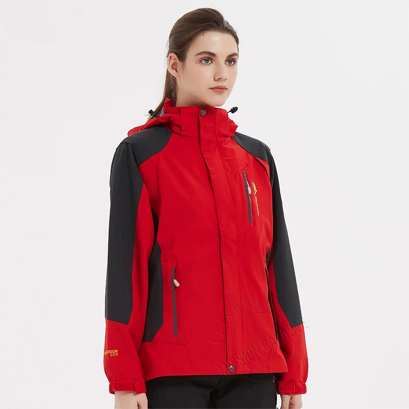 

Women Outdoor Waterproof Soft Shell Jacket Hunting Ski Windbreaker Camping Hiking Fishing Coat