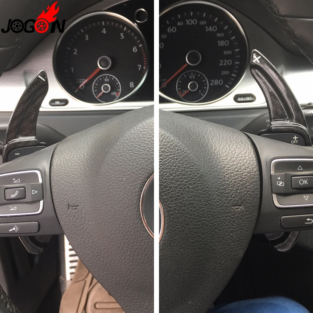 Карбоновое Автомобильное рулевое колесо DSG удлинитель переключения передач