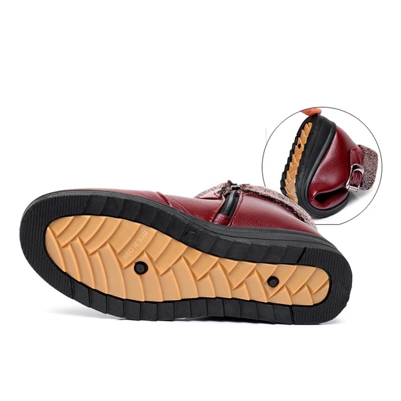 

Women Snow Boots Winter Ankle Shoes Ladies Short Boots Non-slip Waterproof Thick Plush Boots Boats Fashion Booties Zapatos Mujer