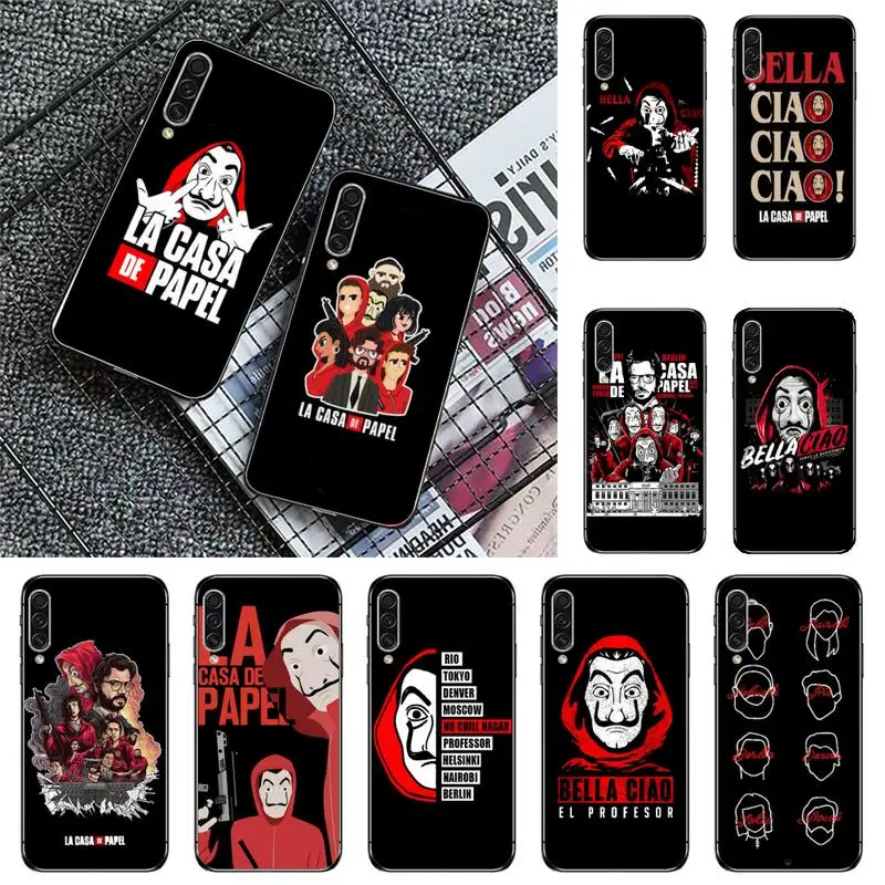 

Money Heist House Paper TV show Phone Case For Samsung galaxy A S note 10 7 8 9 20 30 31 40 50 51 70 71 21 s ultra plus
