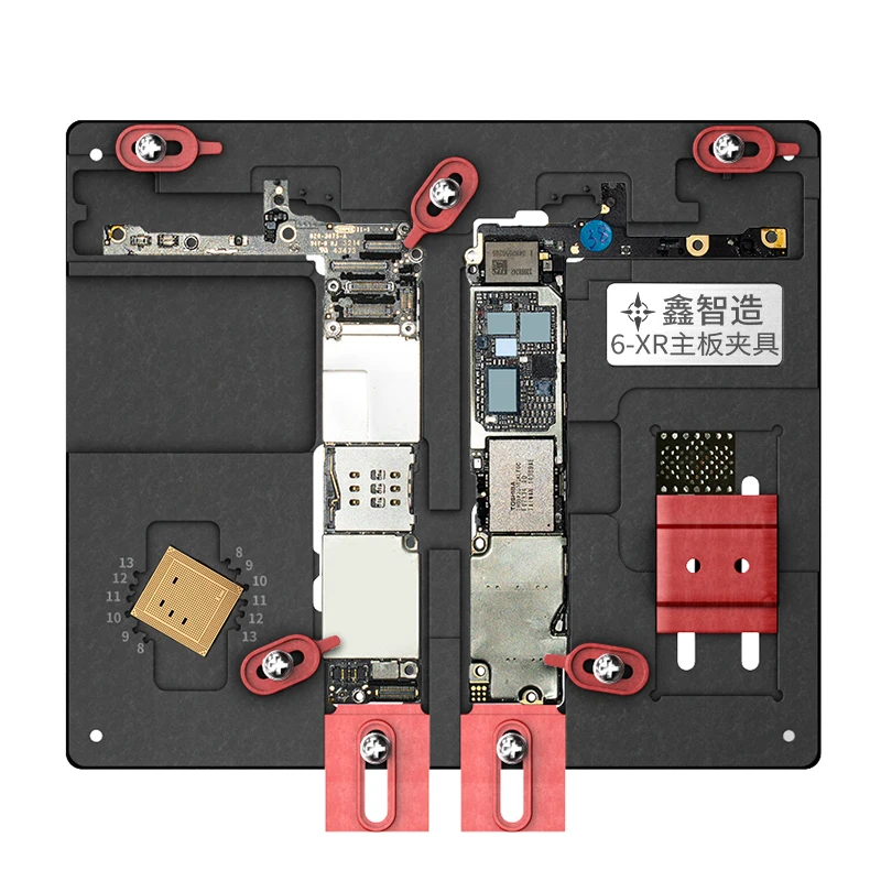 Masterxu XZZ R6 PCB Holder Motherboard Fixture For Repair iPhone 6 to XR Micro Soldering Platform As Mechanic MR6 | Инструменты