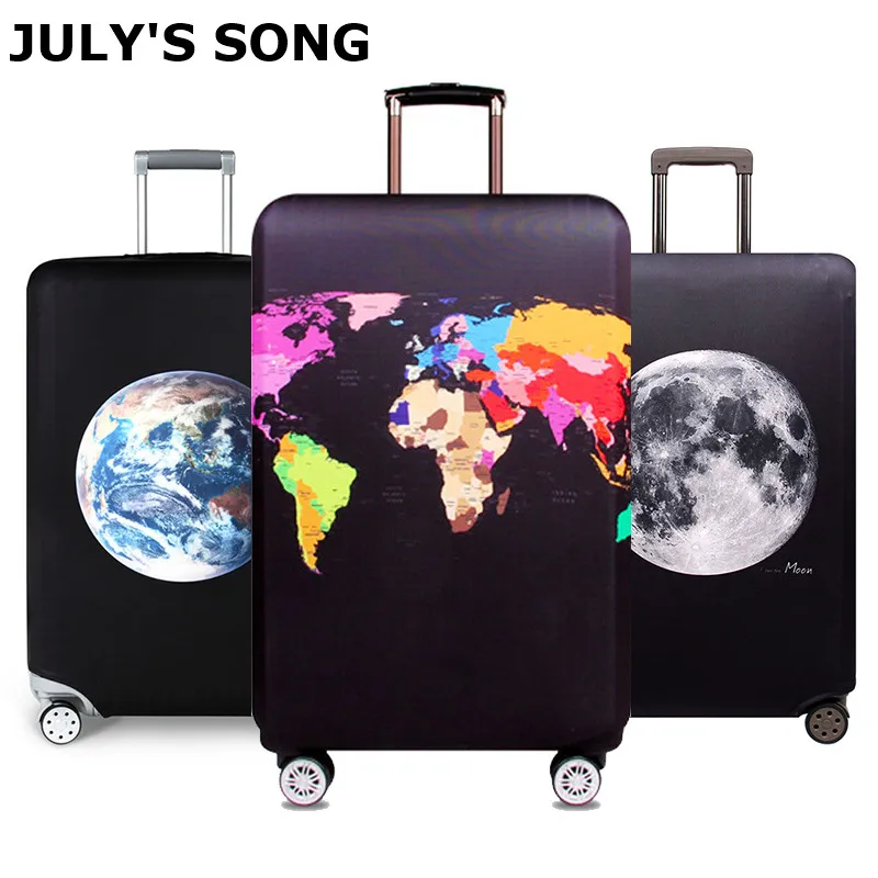 JULY'S SONG дорожный защитный чехол эластичный Чехол для багажа на колесиках для 18~ 32 дюймов костюм Чехол чехол Аксессуары для путешествий