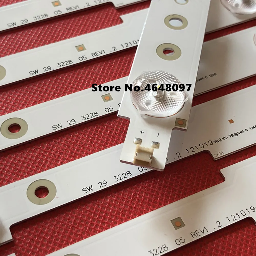 Светодиодные ленты для подсветки Samsung TV SW 29 100 05 REV1.2 3228 5 светодиодов 121019 мм 533 шт.