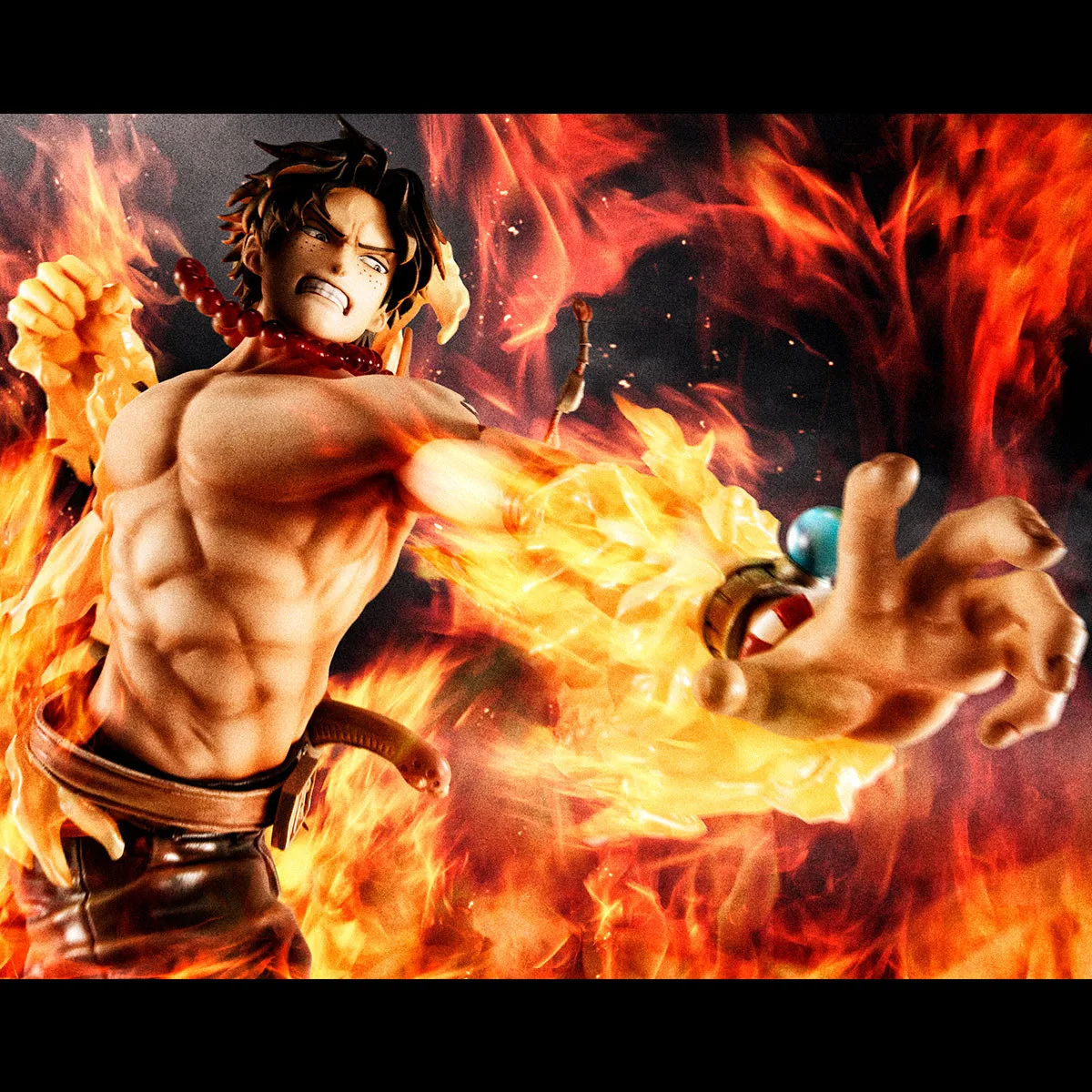 

23cm Japan One Piece Portgas D Ace Action Figure Anime POP PVC 15th Anniversary Collection Model Dolls Toys for Adult Boys Gifts